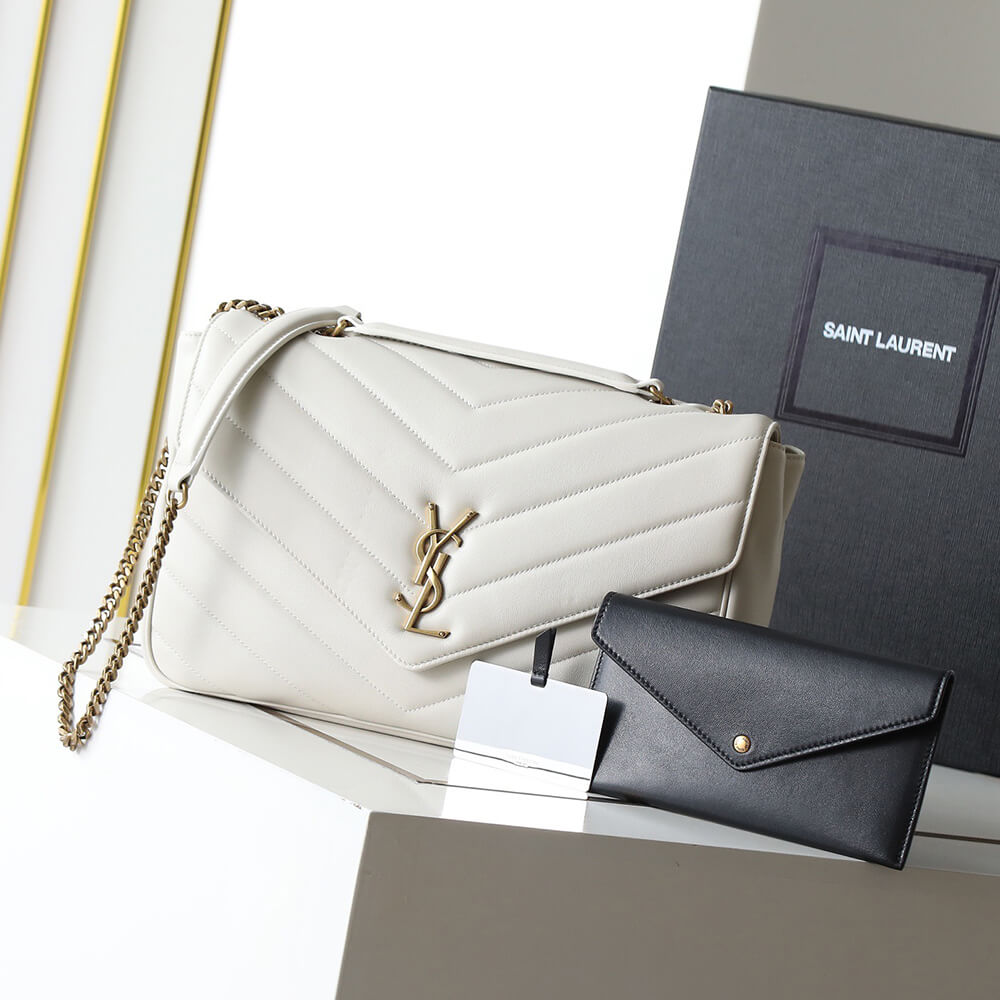 YSL LOULOU large in MATELASSE lambskin(HIGH-END GRADE)